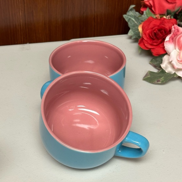 Ceramic ceramic oversized latte mugs or Oatmeal cups - Picture 4 of 11